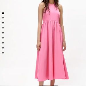Zara poplin halter dress